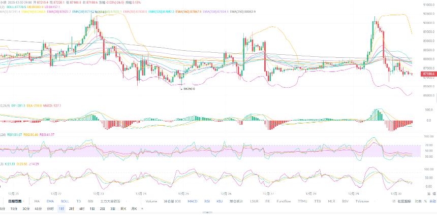 币圈红姐12.30：比特币回踩后继续看多！今日比特币（BTC）最新行情分析与操作建议！