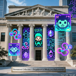 MoMA 将 CryptoPunks 和 Chromie Squiggles 纳入永久收藏，以纪念数字艺术史 