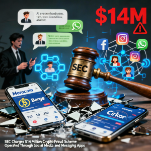 SEC 指控通过社交媒体和消息应用程序运营的 1400 万美元加密货币欺诈计划 