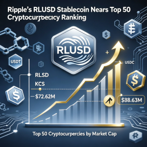 Ripple 的 RLUSD 稳定币接近前 50 名加密货币排名 