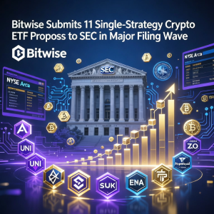 Bitwise 在主要备案浪潮中向 SEC 提交 11 项单策略加密 ETF 提案 