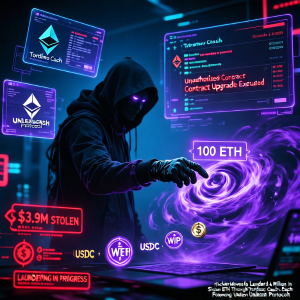 黑客在释放协议漏洞后通过 Tornado Cash 洗钱 400 万美元被盗的 ETH 