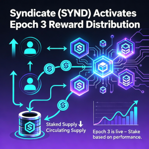 Syndicate (S<span class='keyword'>YND</span>) 激活 Epoch 3 奖励分配,将 Staker 收益与应用链性能联系起来