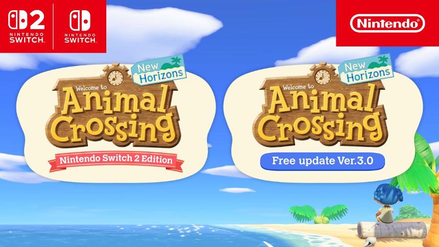 Animal Crossing: New Horizons Switch 2 Edition key visual