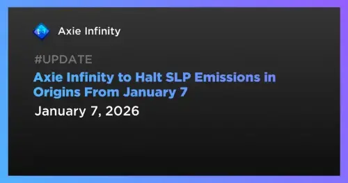 Axie Infinity 将于 1 月 7 日结束起源模式中的平滑爱情药水 (<span class='keyword'>SLP</span>) 奖励