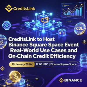 CreditsLink 将举办币安广场空间活动，探讨实际用例和链上信用效率 