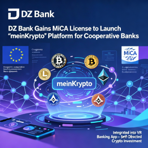 德国 DZ 银行获得 MiCA 许可，为合作银行推出“meinKrypto”平台 