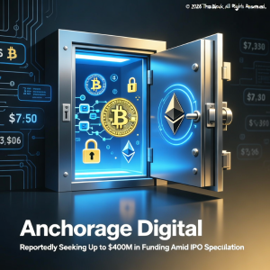 据报道加密银行 Anchorage Digital 在 IPO 猜测中寻求高达 4 亿美元的融资 