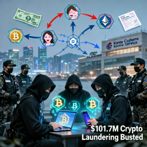 韩国当局破获价值 1.017 亿美元的国际加密货币洗钱活动 