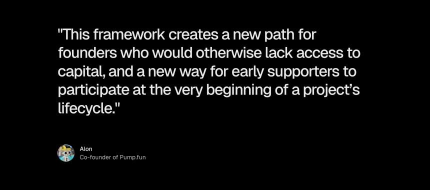 Pump.fun联合创始人Alon关于新路径的发言引用图