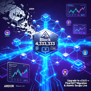 Ardor Network 宣布将于 2026 年 2 月 1 日进行强制性主网硬分叉 