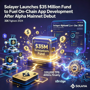 Solayer 在 Alpha 主网首次亮相后推出 3500 万美元基金以推动链上应用程序开发