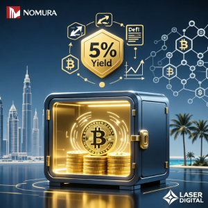 野村证券 Laser Digital 推出代币化比特币收益基金，目标年回报率为 5% 