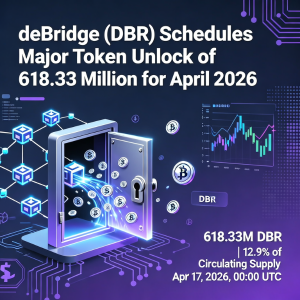 <span class='keyword'>deBridg</span>e (<span class='keyword'>DBR</span>) 计划于 2026 年 4 月解锁 6.1833 亿个主要代币