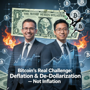 Pompliano 和 Park 挑战叙述：比特币的轨迹与通货紧缩和去美元化有关，而不是通货膨胀 