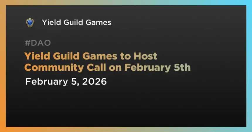 Community Call Announcement