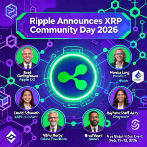 Ripple 宣布 2026 年 XRP 社区日,重量级人物包括 Grayscale、Solana 和 Gemini