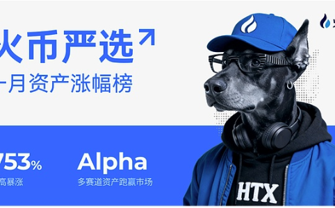 火币HTX发布1月资产涨幅榜：多赛道精选资产逆市上涨 捕捉超额收益