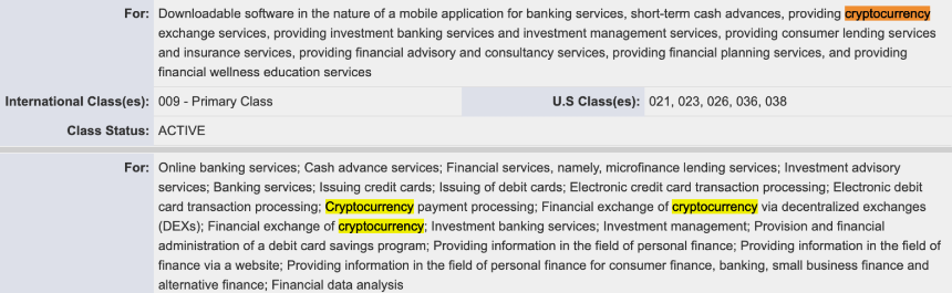 MrBeast Financial商标申请相关信息