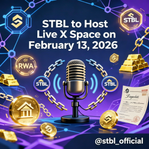 <span class='keyword'>STBL</span> 将于 2026 年 2 月 13 日主办 Live X Space,详细介绍 RWA 支持的稳定币开发