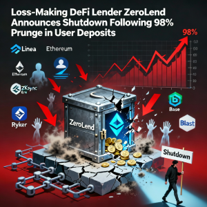 亏损的 DeFi 贷款机构 ZeroLend 在用户存款暴跌 98% 后宣布关闭