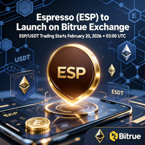 <span class='keyword'>Espresso</span> (<span class='keyword'>ESP</span>) 将于 2026 年 2 月在 Bitrue Exchange 上线