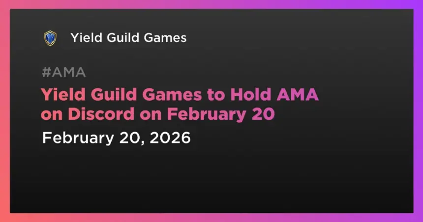 AMA Announcement