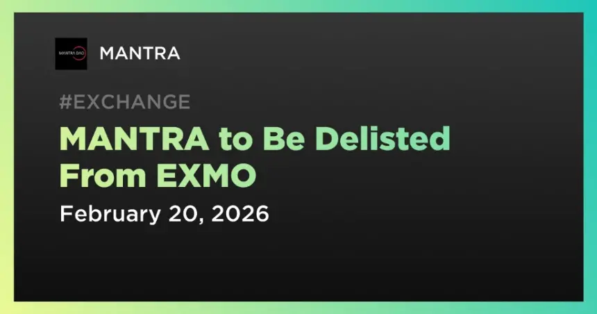 Delisting Announcement