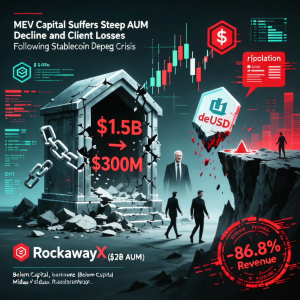 稳定币脱钩危机后，MEV Capital 资产管理规模急剧下降，客户流失 