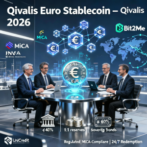 欧洲银行财团 Qivalis 正在与加密货币交易所就计划的 2026 年欧元稳定币进行谈判 