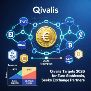欧洲银行联盟 Qivalis 的目标是 2026 年推出欧洲稳定币，寻求交易所合作伙伴 