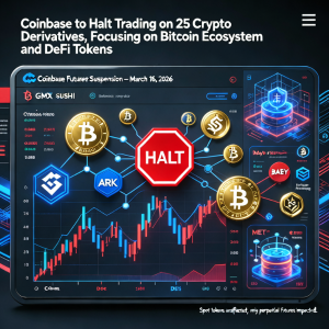 Coinbase 将停止 25 种加密货币衍生品交易,重点关注比特币生态系统和 DeFi 代币