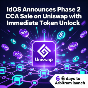 IdOS 宣布在 Uniswap 上进行第二阶段 CCA 销售并立即解锁代币 