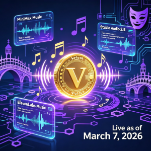Venice Token(VVV)集成AI音乐生成,将于2026年3月7日上线
