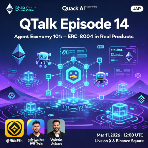 <span class='keyword'>Quack</span> AI 的 QTalk 第 14 集探索 ERC-8004 代理经济的实际应用