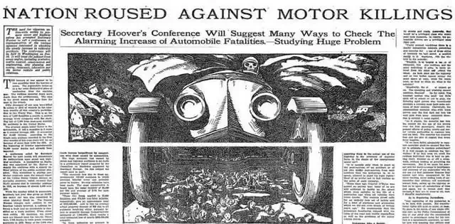 1924年纽约时报报道汽车杀人