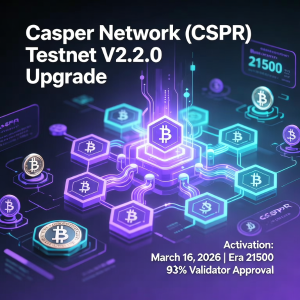 <span class='keyword'>Casper</span> Network (<span class='keyword'>CSPR</span>) 测试网 V2.2.0 升级计划于 2026 年 3 月 16 日