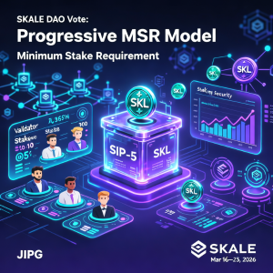 SKALE DAO 将对渐进式最低股权要求模型进行投票,可能影响验证者经济和网络安全