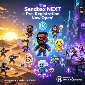 The Sandbox 推出由虚幻引擎提供支持的“The Sandbox NEXT”移动游戏测试预注册 