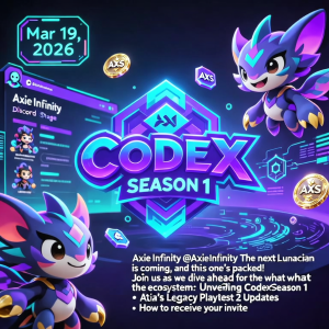 Axie Infinity 团队将揭晓 Codex 第 1 季并在即将推出的 Lunacian Lounge 中分享更新 