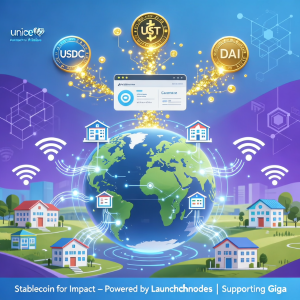 稳定币收益试点通过联合国儿童基金会的 Giga Initiative 为学校互联网连接提供资金