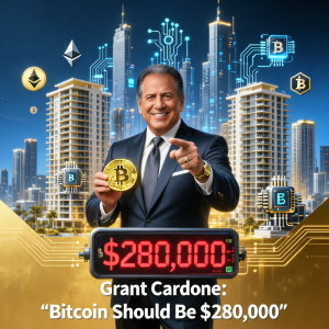 房地产大亨 Grant Cardone 宣称比特币“被严重低估”,并表示其交易价格应为 280,000 美元