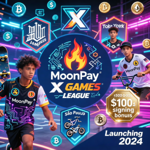 X Games 与 MoonPay 合作推出以 Z 世代为目标的加密货币团队联赛 