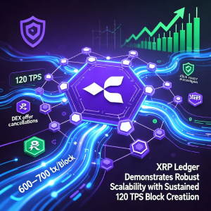 XRP Ledger 通过持续 120 TPS 区块创建展现强大的可扩展性