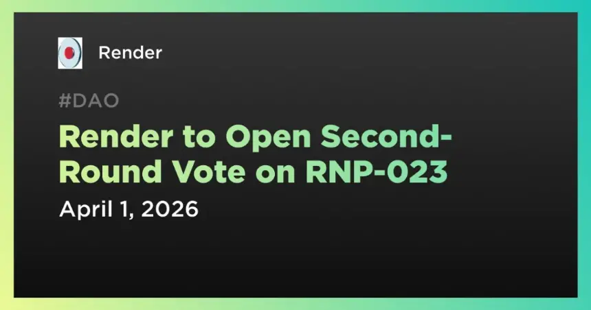 Render Network Governance Visual