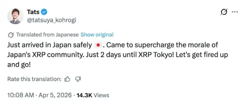 随着 Ripple 关键高管的到来,XRP 生态系统为 Pivotal 东京会议做好准备