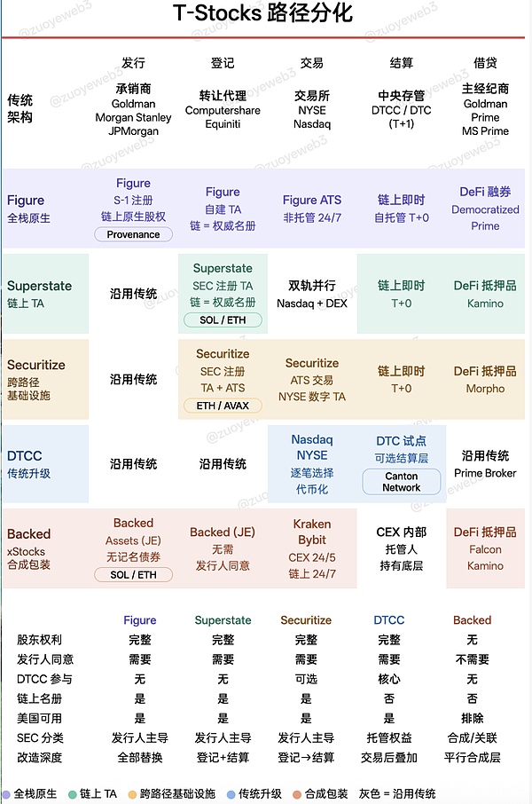 T-Stocks发展路径分化示意图