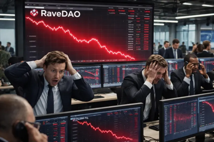RaveDAO Coin price surge chart