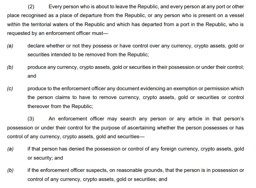 Government, South Africa, Transactions, Bitcoin Regulation