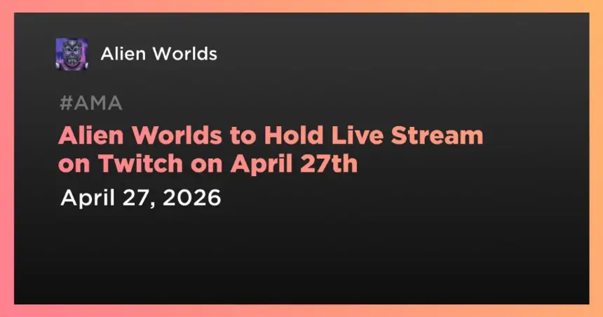 Live Stream Announcement Graphic